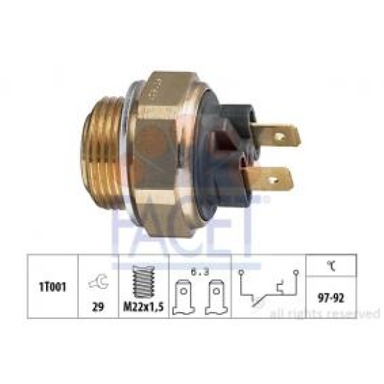 Comutator temperatura SKODA Felicia II Break (6U5) (1289 , 68 CP) FACET 75111