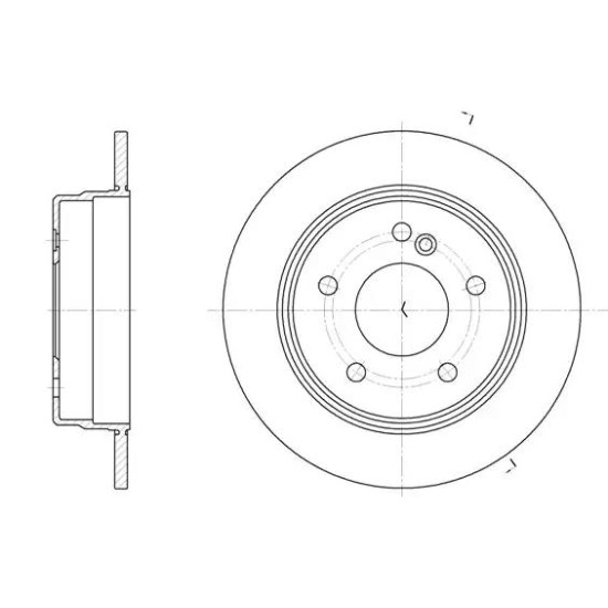 Discuri frana MERCEDES-BENZ Clasa C Sedan (W202) (1799 2799 , 75 193 CP) REMSA BDM629310