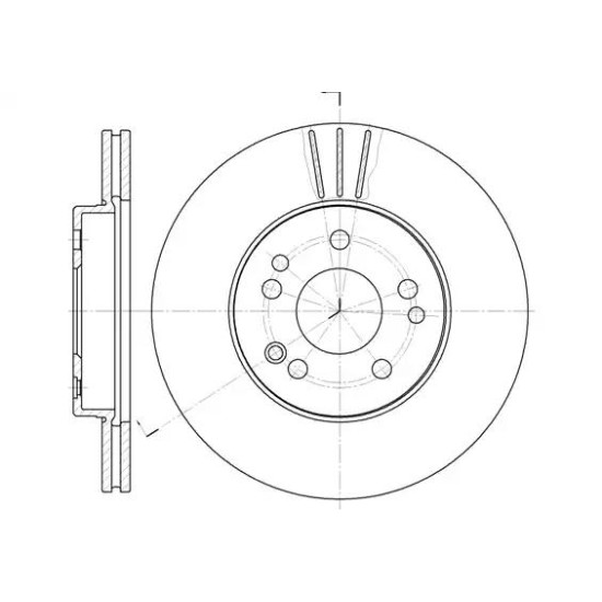 SET Discuri frana fata MERCEDES-BENZ W124 Coupe (C124) ( 03.1987 - 05.1993) REMSA BDM629520