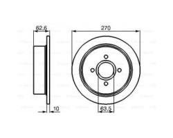 Discuri frana FORD Escort Mk6 Hatchback (GAL, AAL, ABL) (1597 1998 , 60 150 CP) VALEO DF261