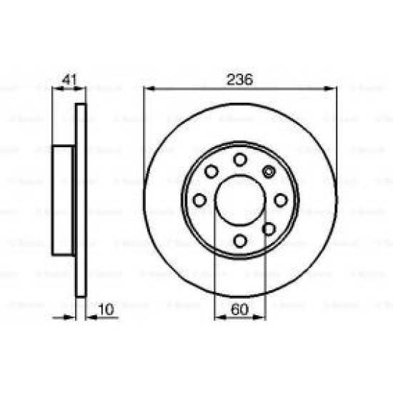 SET Discuri frana OPEL Kadett E Sedan (T85) (1196 1389 , 55 75 CP) LUCAS DF1607