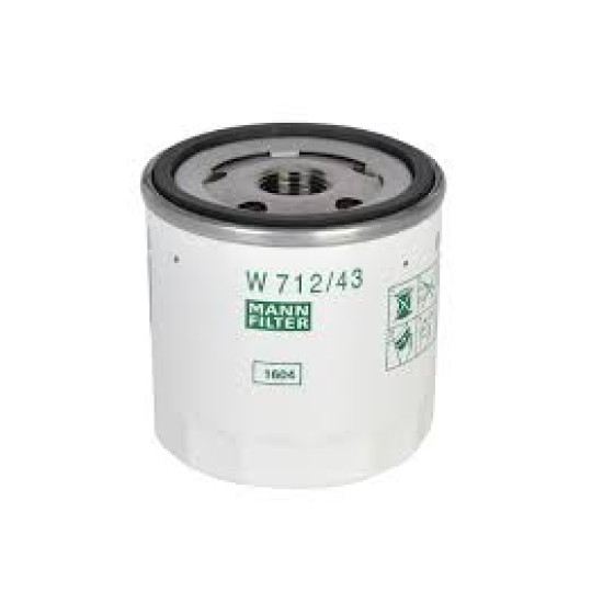 Filtru ulei MOTORCRAFT  Ford  Escort III Ford  Escort V  Ford  Escort VI  Ford  Fiesta II  Ford  Fiesta III  Ford  Fiesta IV  Ford  Fiesta V  Ford  Ka I  Ford  Orion II  Ford  Sierra I EFL500/ W712/43