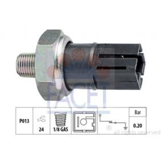 Senzor presiune ulei NISSAN Micra III Hatchback (K12) (998 1386 , 65 88 CP) FACET 70042