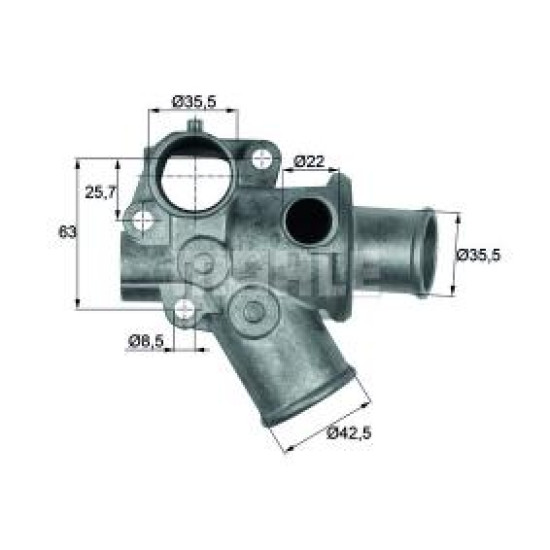 Termostat LANCIA Dedra Sedan (835) (1929 , 90 CP) BEHR C51280