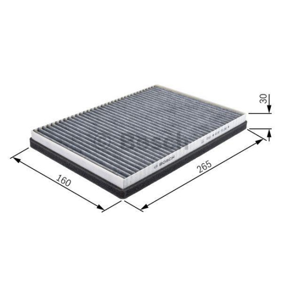 Filtru polen FIAT Multipla (186) (1581 1910 , 92 120 CP) BOSCH 1987432059