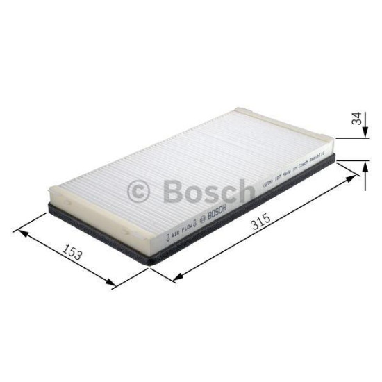 Filtru combustibil AUDI A3 II (8P1) [ 2003 - 2013 ] BOSCH 1457431715