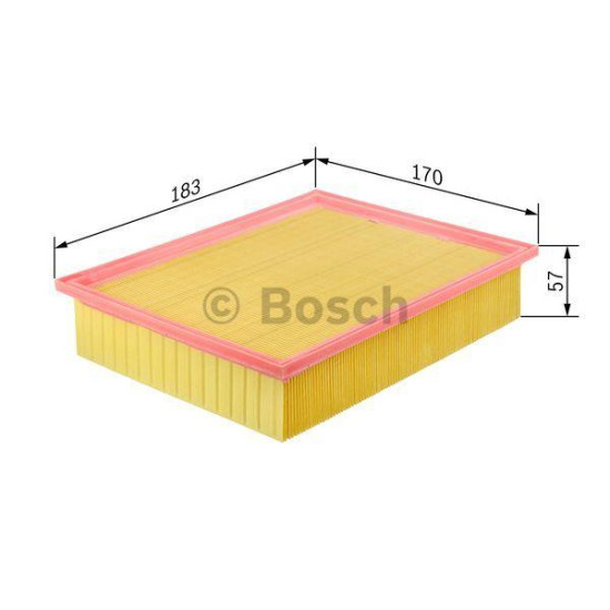 Filtru aer SUZUKI Stanga4 I Hatchback (EY, GY) (1910 , 120 CP) BOSCH F026400056