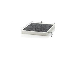 Filtru aer habitaclu OPEL ASTRA G Hatchback (F48_, F08_, T98) [ 1998 - 2009 ] Mann-Filter CUK2757