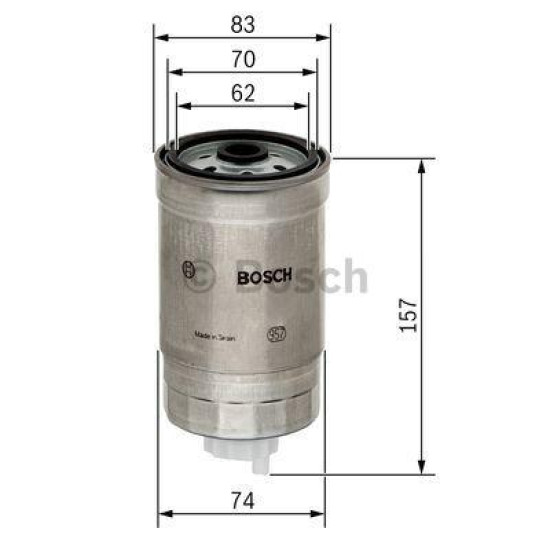Filtru combustibil CITROËN Jumper I Bus (230) ( 02.1994 - 04.2002)  BOSCH 1457434194