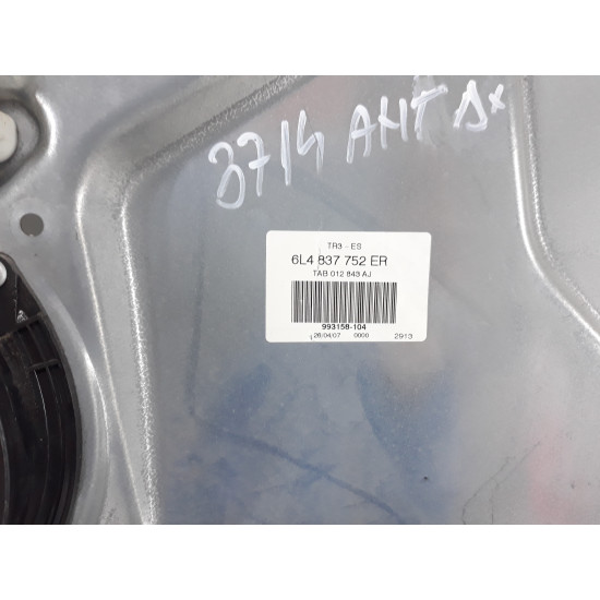 Macara geam electric CU MOTORAS dreapta fata SEAT IBIZA IV (6L1) [ 2002 - 2009 ] OEM 6L4837752ER 6L4837756AC