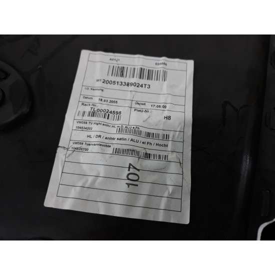 Panou portiera stanga spate VOLKSWAGEN TOURAN 1T1, 1T2 2003 - 2010 DIEDERICHS 1T0867211022