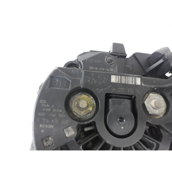 Alternator PEUGEOT 406,407 Citroen Xsara C4,C5 2.0HDI BOSCH OEM 9621791480