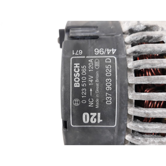 Alternator AUDI A3 8L / AUDI A4 B7, A4 B6 OEM: 0123510065