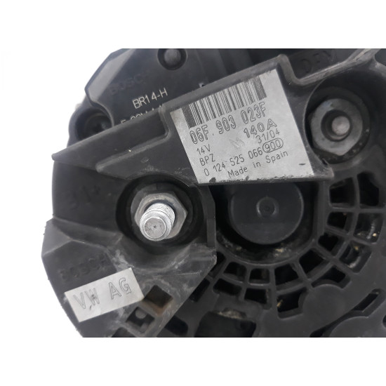 Alternator Audi A3 8P , Golf 5 , Skoda Octavia 2 ,Seat Leon , 1.9 Diesel , 2.0 diesel 2005-2009 06F903023F