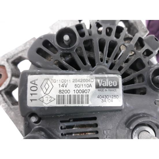 Alternator Renault Megane 2 , Clio 2 , Kangoo , Scenic ,1.5dci 1.6 Benzina 2542664D