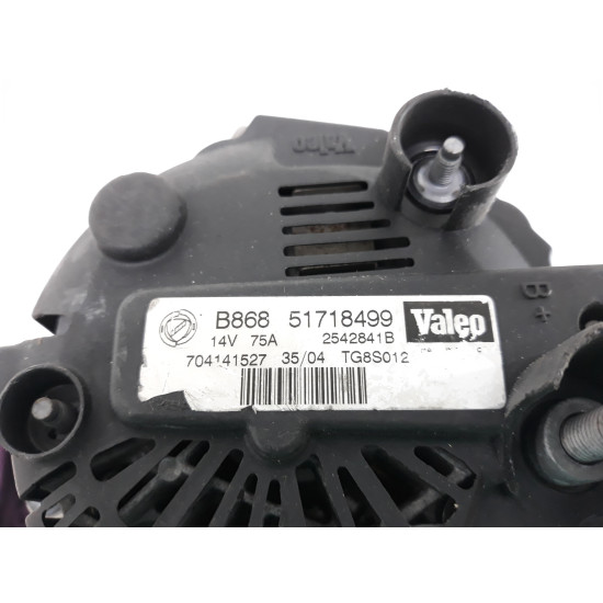 Alternator Fiat Punto , Lancia Ypsilon , Opel Corsa 1.3 JTD 1.3 CDTI 2004   VALEO 51718499