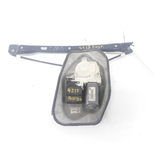 Macara geam electric CU MOTORAS dreapta spate VOLKSWAGEN GOLF 5 1.9TDI [ 2003 - 2009 ] 994901101 OEM 1K4839402C