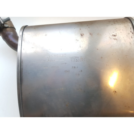 TERMINALE SILENZIATORE ALFA ROMEO GIULIETTA 2010 COD. 51850027 USATO ORIGINALE