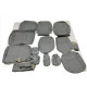 Interior complet, piele, culoare gri, Land Rover Freelander 5 locuri 2006