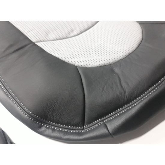 Interior complet piele, negru-gri, Ford Ka 2006