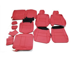 Interior complet piele, culoare rosu, Suzuki Grand Vitara I 2006