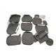 Interior complet, piele, culoare gri, Hyundai Santa Fe 2005 5 locuri