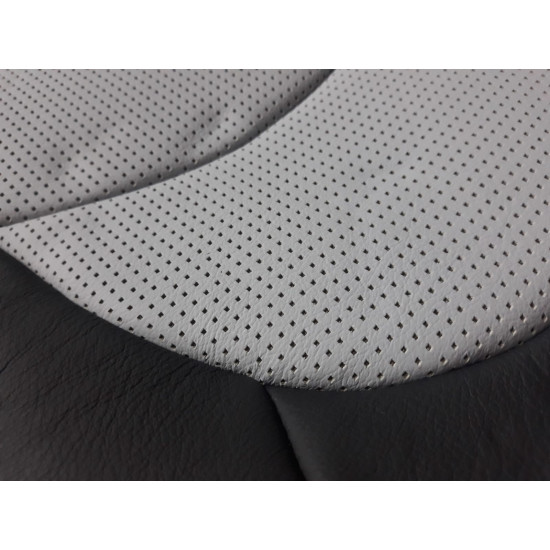 Interior complet piele, negru-gri, Ford Ka 2006
