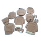 Interior complet, piele, culoare maro, Volkswagen Sharan, Ford Galaxy 2007 5 locuri 