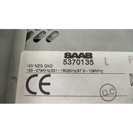Radio CD player auto Saab 9-5 2001 SH 5370135