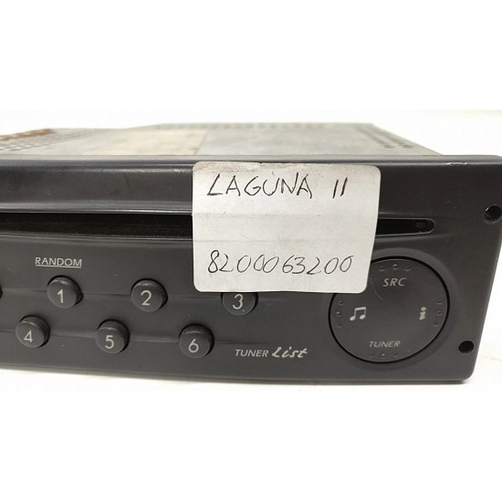 Radio CD player auto Renault Laguna 2 2001-2007  SH 8200063200