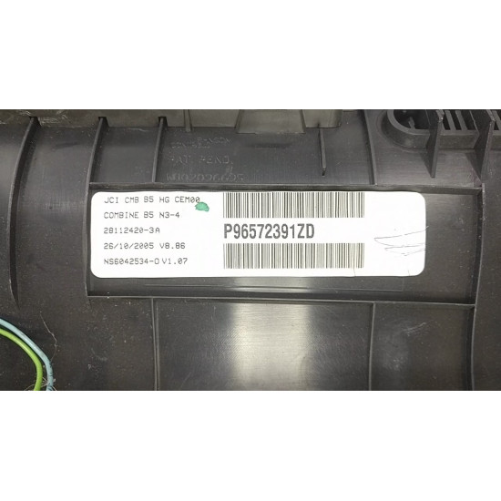 Display central bord Citroen C4 1.6 16V HDI 2004-2011 SH p96572391zd