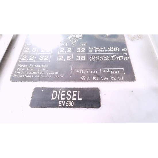Capac rezervor  Mercedes A-Class W168 2002 SH a1685840239