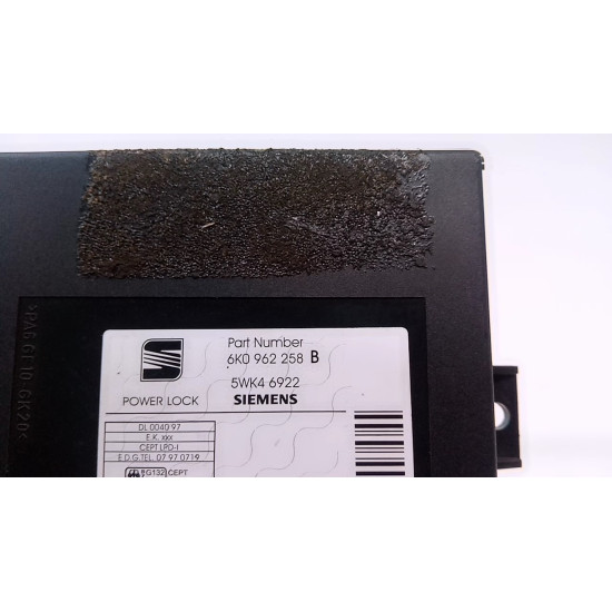 Calculator confort Seat Ibiza 4 6L1 1.9 TDI (2002 - 2009, 1,9 l, 74 kw) SH 6k0962258b