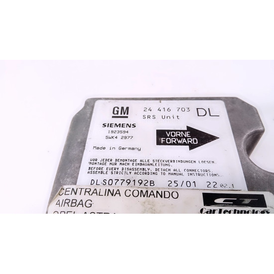 Calculator airbag Opel Astra G 1.6 16V (1998 - 2005, 1.6 l, 74 kw) SH 24416703