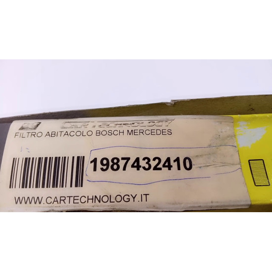 Filtru aer habitaclu MERCEDES-BENZ A-CLASS II (W169) [ 2004 - 2012 ] BOSCH 1987432410