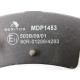 Placute frana Lexus IS Nou ARVIN MERITOR MDP1453