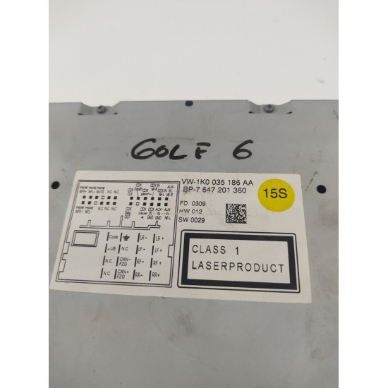 Radio VW Golf 6 1K0 035 186 AA