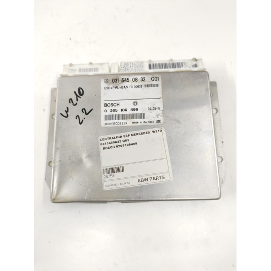 Calculator ABS MERCEDES-BENZ E-CLASS II 2.2 (W210) [ 1995 - 2003 ] BOSCH 0265109499 OEM 0315450832