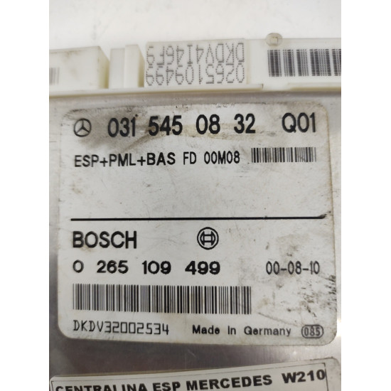 Calculator ABS MERCEDES-BENZ E-CLASS II 2.2 (W210) [ 1995 - 2003 ] BOSCH 0265109499 OEM 0315450832