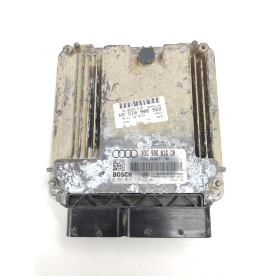 Calculator motor ECU AUDI A4 III 2.0 TDI (8EC, B7) [ 2004 - 2008 ] BOSCH 0281012113 OEM 03G906016GN