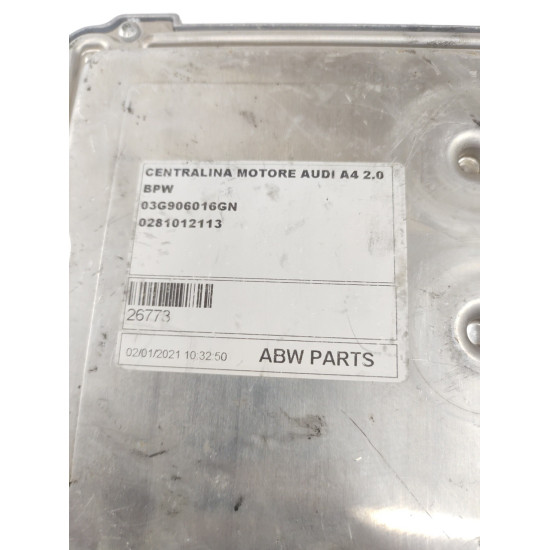 Calculator ECU Audi A4 B7 03G906016GN 03G 906 016 GN 0281012133