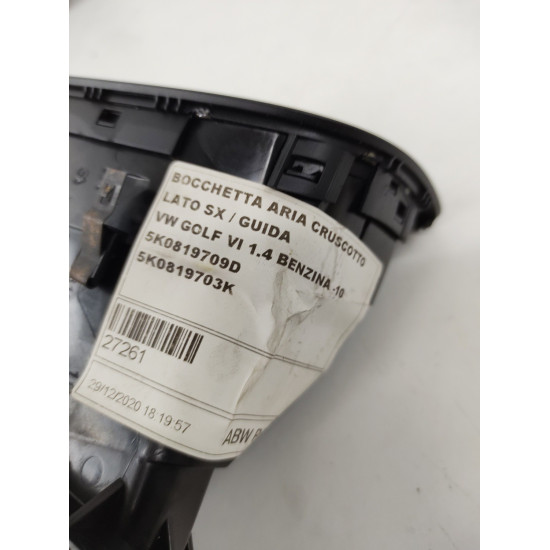 Gura Ventilatie SX VW Golf VI 5K0819709D