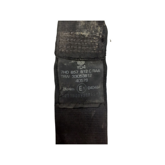 Centura de siguranta dreapta spate VW TRANSPORTER V Bus (7HB, 7HJ, 7EB, 7EJ, 7EF, 7EG, 7HF, 7EC) [  OEM 7H0857812C RAA