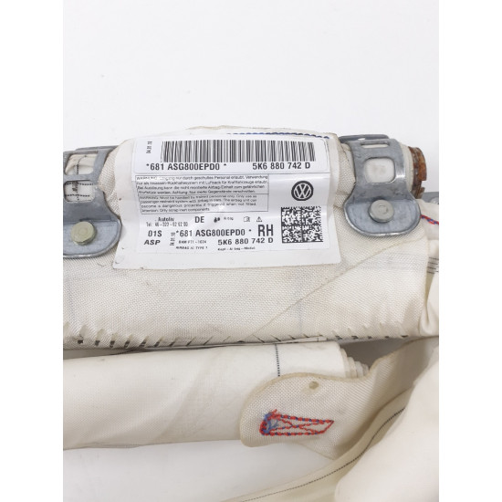 Airbag cortina dreapta VW GOLF VI (5K1) [ 2008 - 2013 ] OEM 5K6880742D