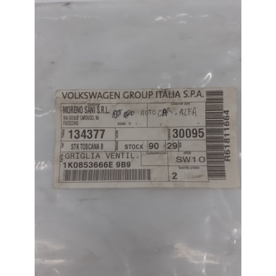 Grila bara VW JETTA III (1K2) [ 2004 - 2010 ] VAG 1K0853666E