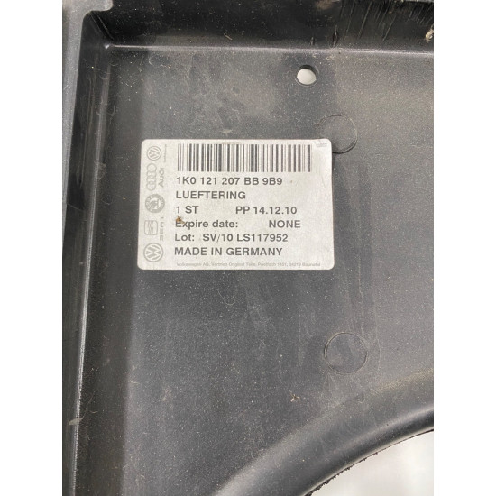 Carcasa electroventilator VW/Skoda/Audi/Seat [ 2008 - 2013 ] OEM 1K0121207BB
