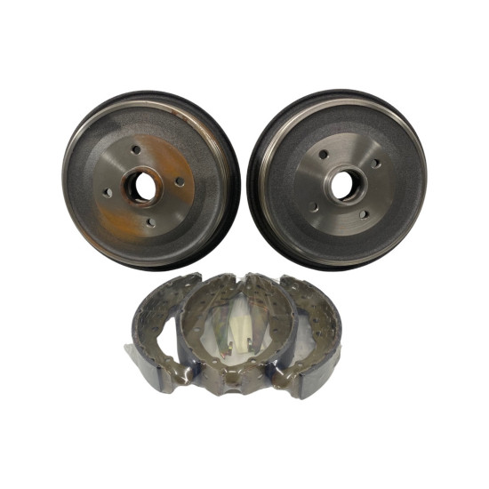 Set tamburi frana + Kit ferodouri AUDI 100 (C1) [ 1968 - 1976 ] 443501615