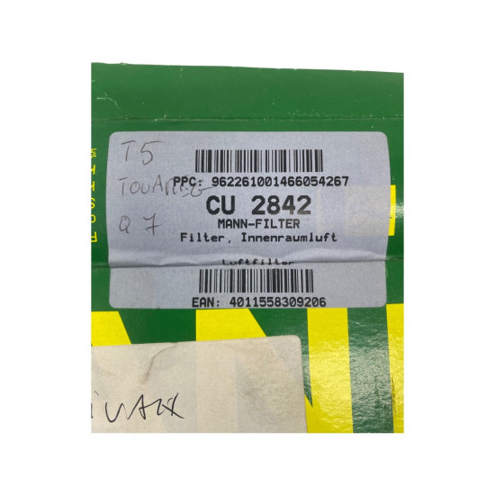 Filtru aer PORSCHE CAYENNE (9PA) [ 2002 - 2010 ] Mann-Filter CU2842
