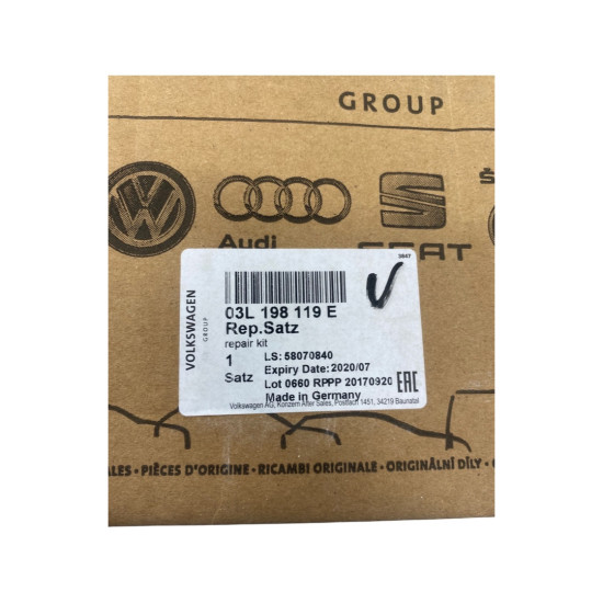 Set curea distributie AUDI A5/S5 Sportback (8TA) [ 2009 - 2017 ] OEM 03L198119E