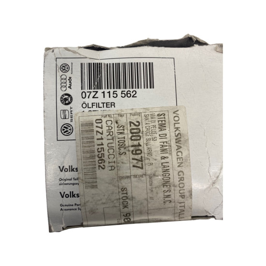 Filtru ulei VW TOUAREG (7LA, 7L6, 7L7) [ 2002 - 2013 ] OEM 07Z115562